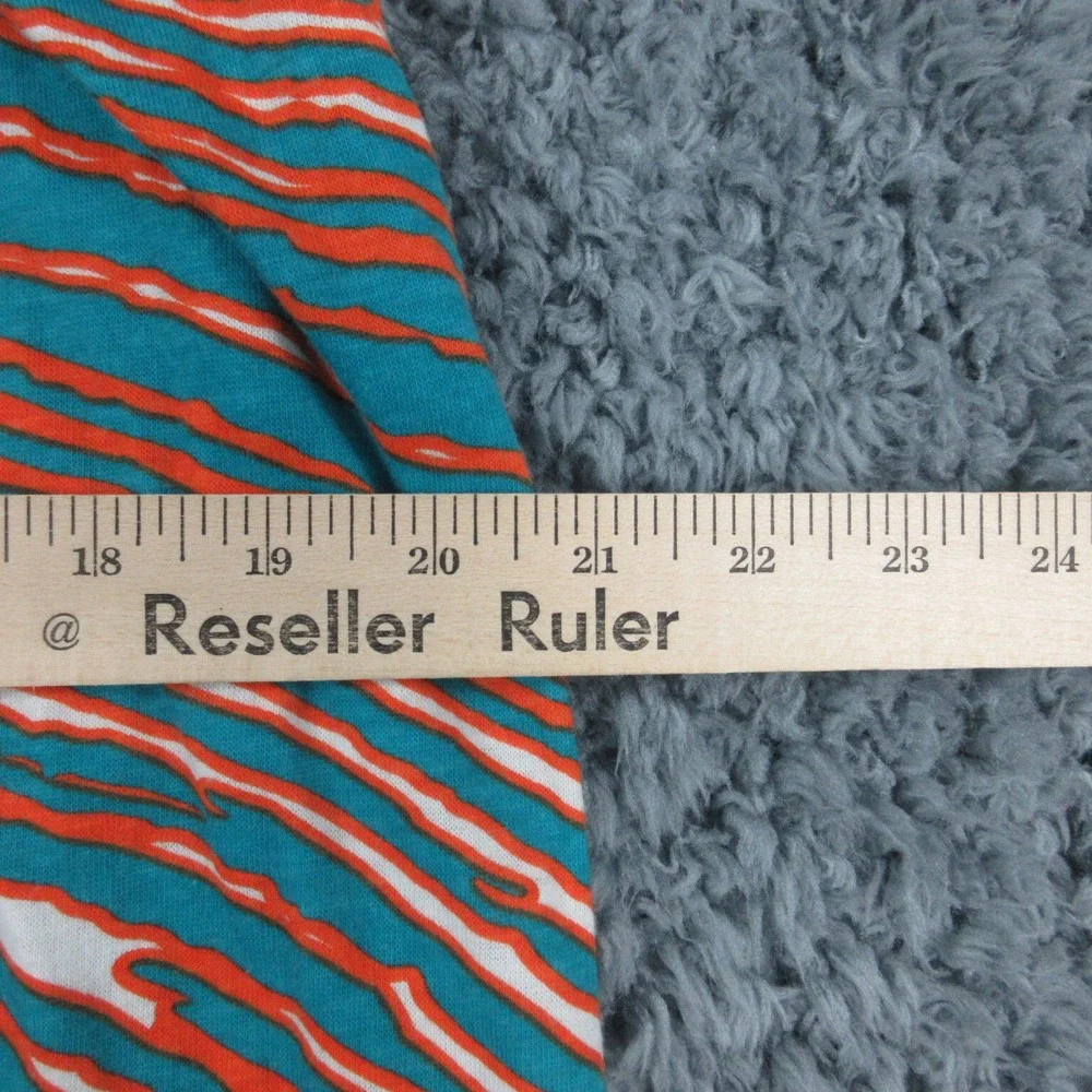 Zubaz Pants Mens Medium Blue Green White Orange Dolphins Pull On 26x28*